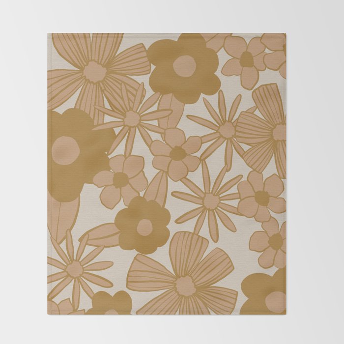 super bloom -Â light Throw Blanket Gallery Image 2