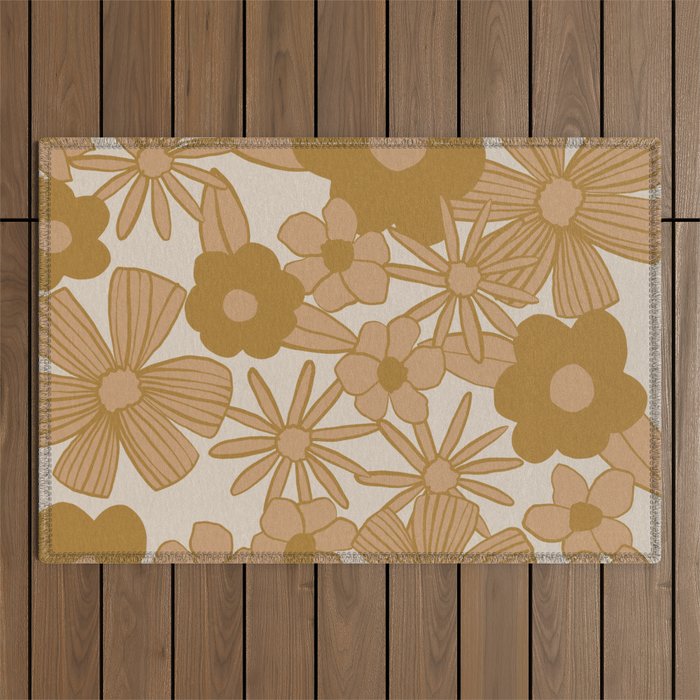 super bloom -Â light Outdoor Rug Gallery Image 1