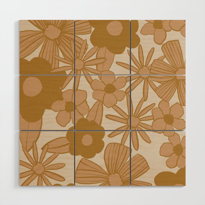 super bloom -Â light Wood Wall Art