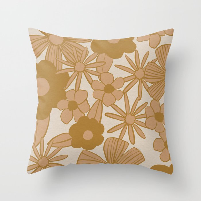 super bloom -Â light Throw Pillow Gallery Image 1