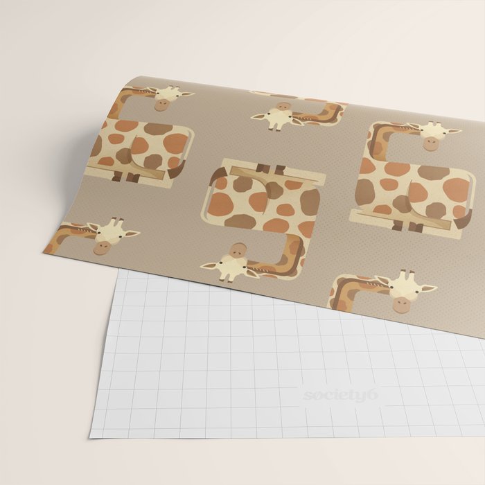 Whimsy Giraffe Wrapping Paper Gallery Image 2
