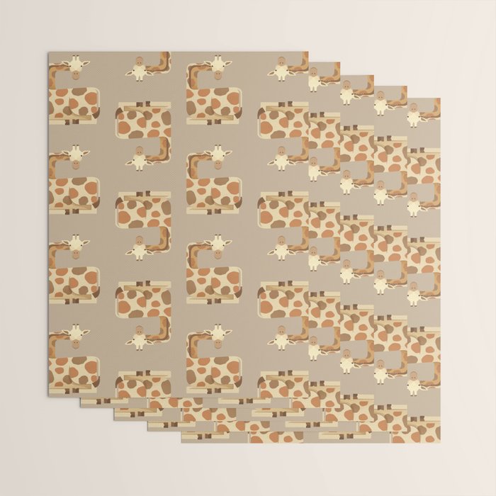 Whimsy Giraffe Wrapping Paper Gallery Image 3