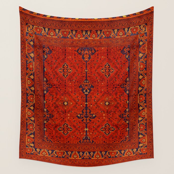 N194 - Red Berber Atlas Oriental Traditional Moroccan Style Wall Tapestry Gallery Image 4