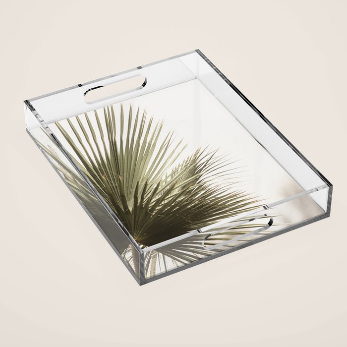 Palm Leaf Tropical Acrylic Tray Gallery Image 1