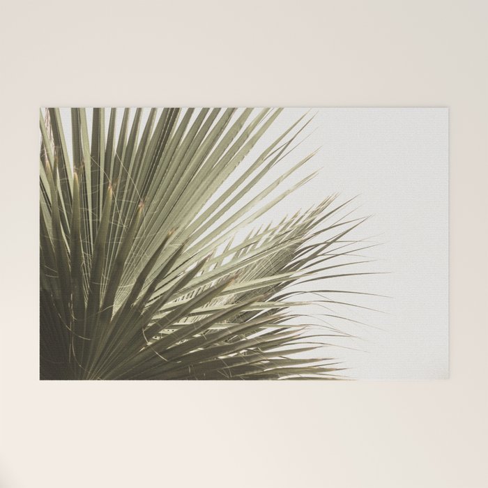 Palm Leaf Tropical Welcome Mat Gallery Image 1
