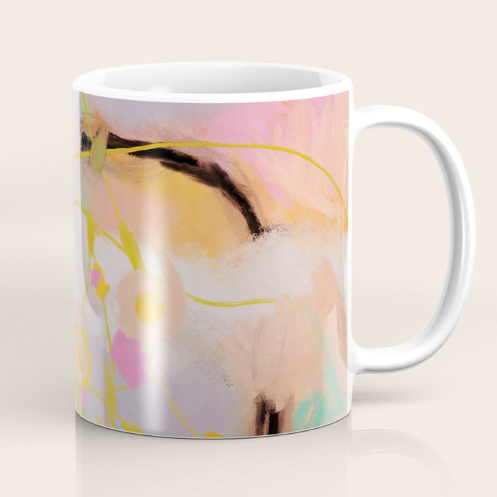 abstract summer garden Coffee Mug Gallery Image 1