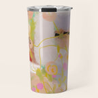 abstract summer garden Travel Mug Gallery Image 1