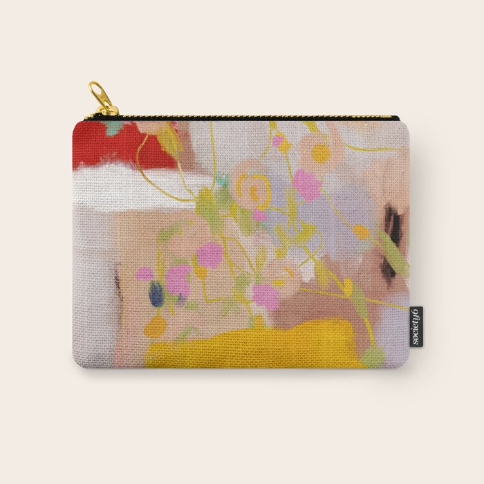 abstract summer garden Carry All Pouch Gallery Image 1