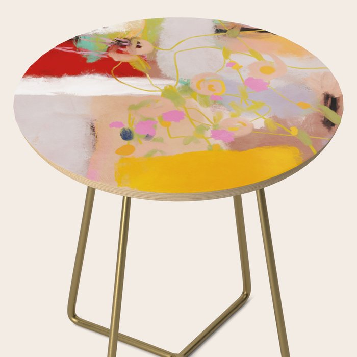 abstract summer garden Side Table Gallery Image 2