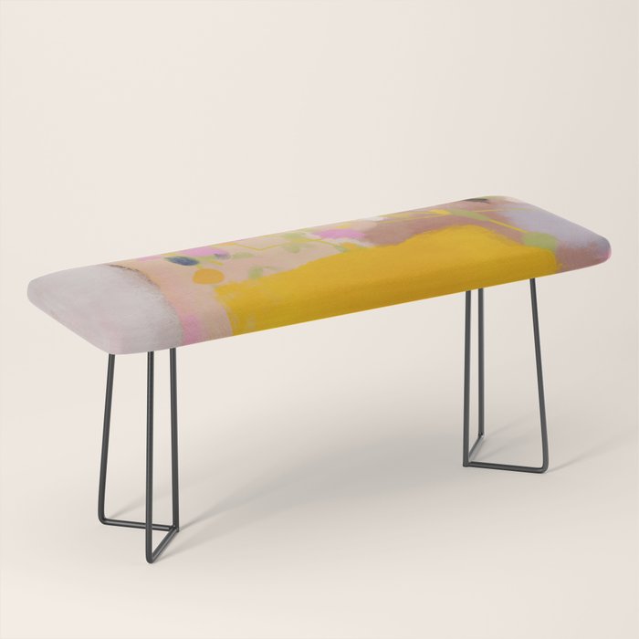 abstract summer garden Bench Gallery Image 1