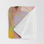 abstract summer garden Throw Blanket Gallery Image 3