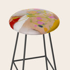 abstract summer garden Stool Gallery Image 2