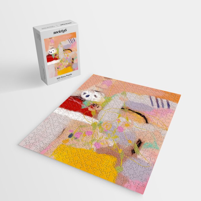 abstract summer garden Jigsaw Puzzle Gallery Image 2