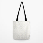 Elegant simple modern faux gold white floral Tote Bag Gallery Image 2