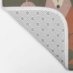 Shy Fox and Wildflowers Bath Mat Gallery Image 2