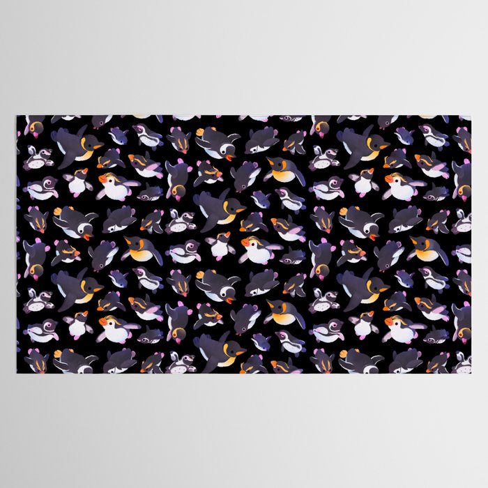 Penguin day - Name /dark Tablecloth Gallery Image 2