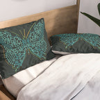 Mechanical Butterfly Pillow Sham Gallery Image 2