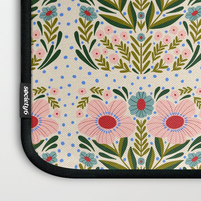 Folksy Floral  Laptop Sleeve Gallery Image 3