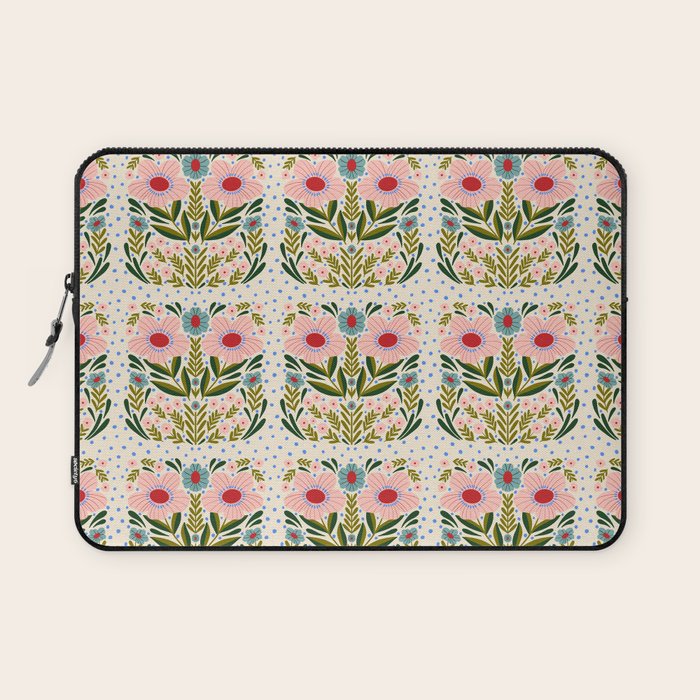 Folksy Floral  Laptop Sleeve Gallery Image 1
