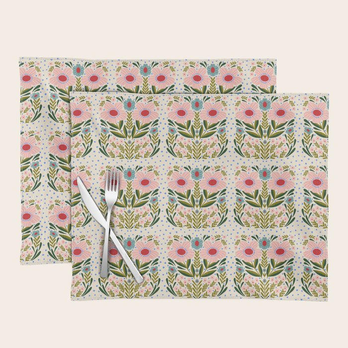 Folksy Floral  Placemat Gallery Image 1
