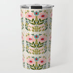 Folksy Floral  Travel Mug Gallery Image 1