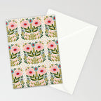 Folksy Floral  Stationery Card Gallery Image 2