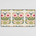 Folksy Floral  Desk Mat Gallery Image 3