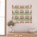 Folksy Floral  Wall Tapestry Gallery Image 2