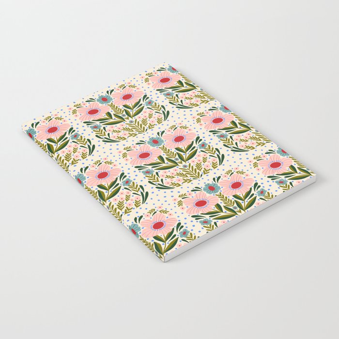 Folksy Floral  Notebook Gallery Image 1