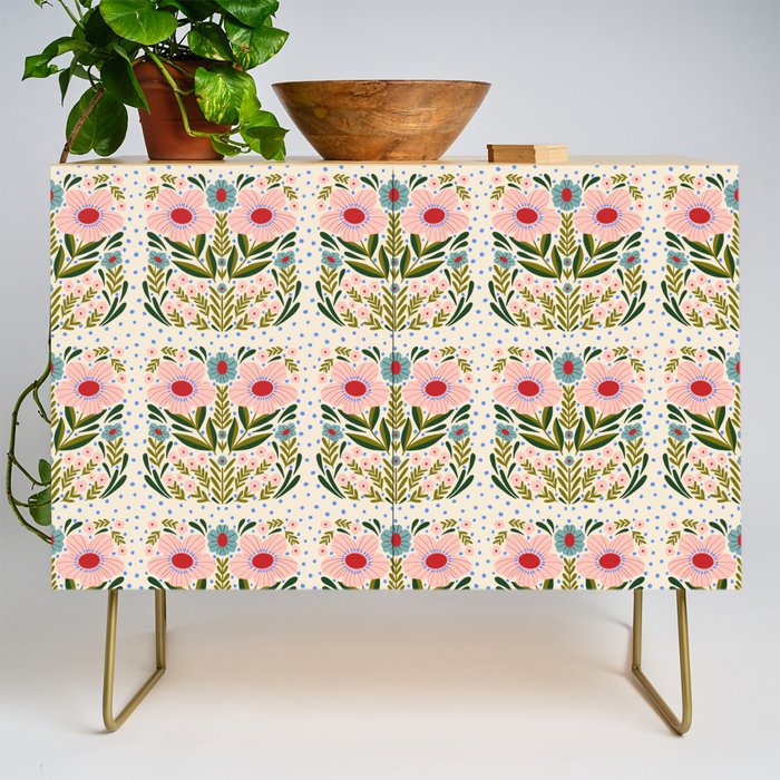Folksy Floral  Credenza Gallery Image 1