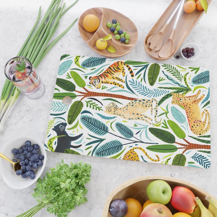 Jungle Cats Cutting Board Gallery Image 2