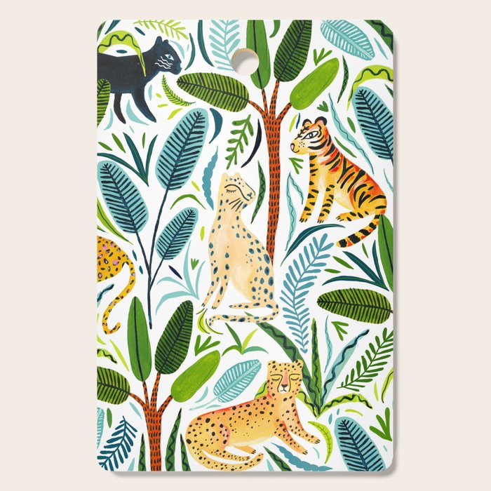 Jungle Cats Cutting Board Gallery Image 1
