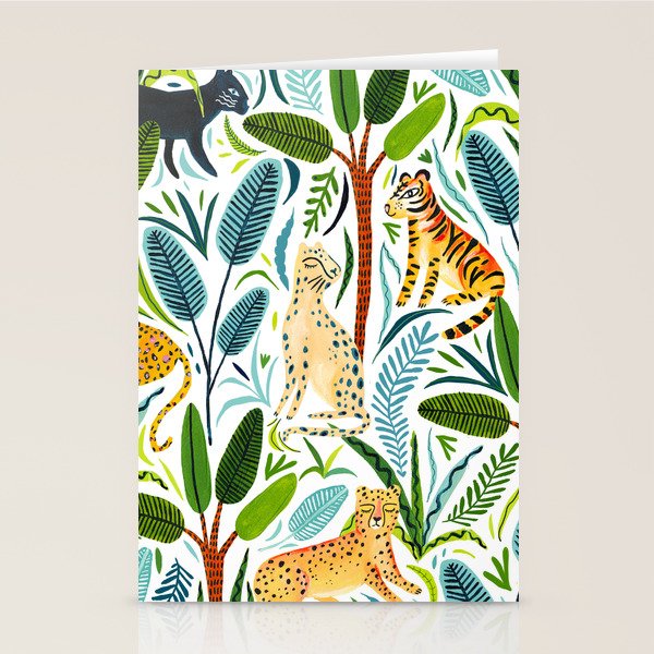 Jungle Cats Stationery Card Gallery Image 2