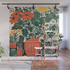 The Greenhouse Potted Garden Wall Mural Gallery Image 1