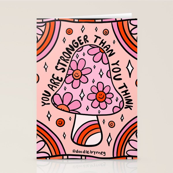 You Are Stronger Than You Think Stationery Card Gallery Image 1