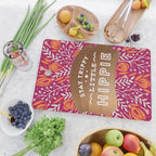 Stay Trippy Little Hippie - Fuchsia Palette Cutting Board Gallery Image 2