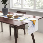Scandinavian Colorful Midsummer Wildflowers Meadow  Table Runner Gallery Image 2