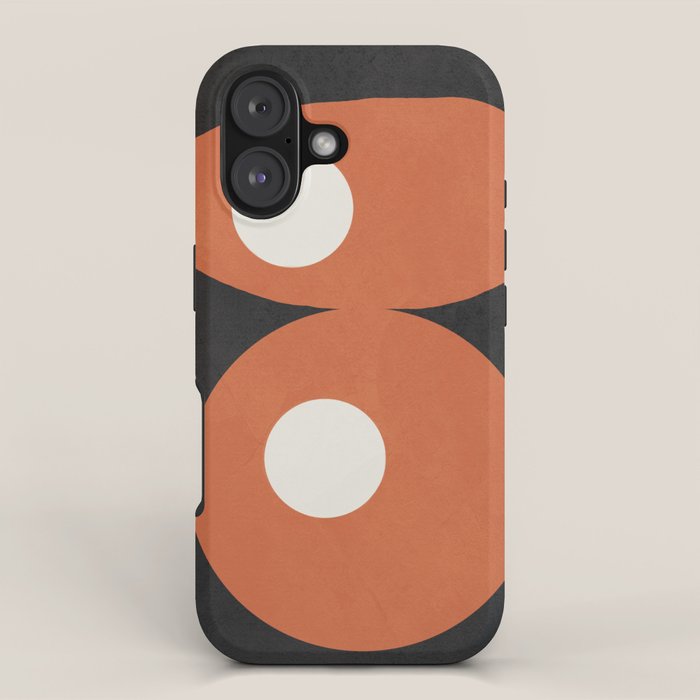 Mid-Century Abstract Balance 09 iPhone Case Gallery Image 1