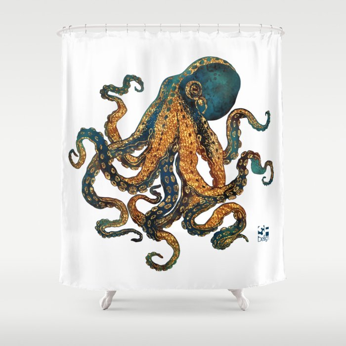 Underwater Dream IV-Custom Shower Curtain Gallery Image 1