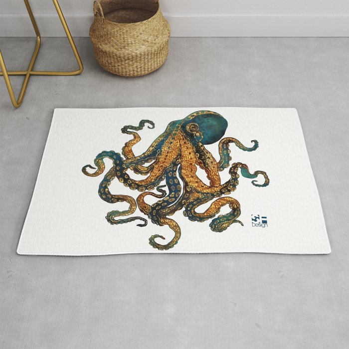 Underwater Dream IV-Custom Rug Gallery Image 1
