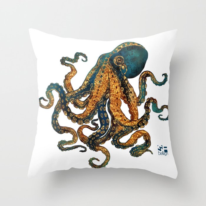 Underwater Dream IV-Custom Throw Pillow Gallery Image 6
