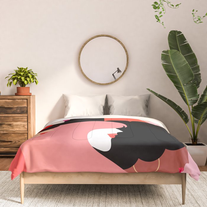 Girl Power we persist  #girlpower Comforter Gallery Image 3