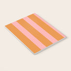 Simple Stripes Pattern - Pink Orange Notebook Gallery Image 3
