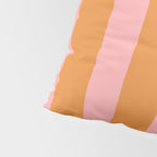 Simple Stripes Pattern - Pink Orange Pillow Sham Gallery Image 4