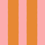 Simple Stripes Pattern - Pink Orange Coffee Mug Gallery Image 2