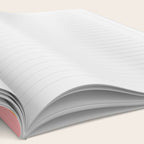 Simple Stripes Pattern - Pink Orange Notebook Gallery Image 2