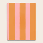 Simple Stripes Pattern - Pink Orange Notebook Gallery Image 4