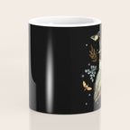 Moonlit Owl and Fluttering Moths Coffee Mug Gallery Image 4