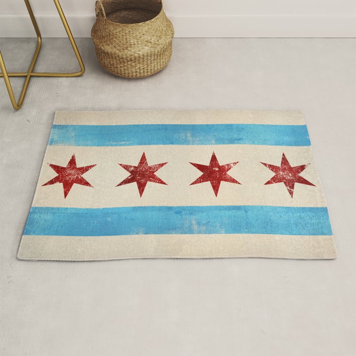 Chicago Flag Rug Gallery Image 1