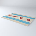 Chicago Flag Rug Gallery Image 3